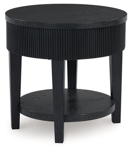 Marstream Black End Table - Ornate Home