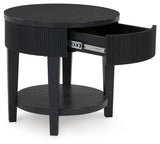 Marstream Black End Table - Ornate Home