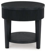 Marstream Black End Table - Ornate Home