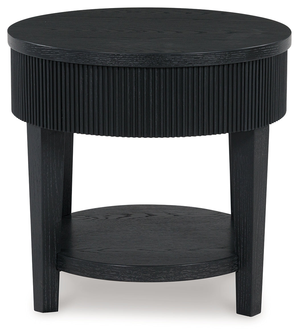 Marstream Black End Table - Ornate Home