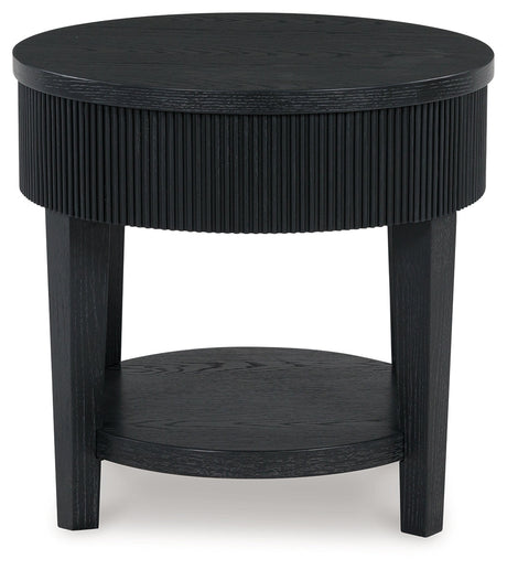 Marstream Black End Table - Ornate Home
