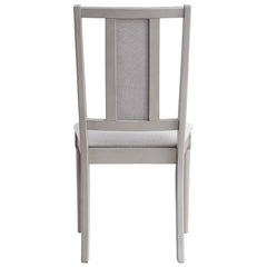 Marta Beige Linen & Natural Side Chair (Set of 2) - Ornate Home
