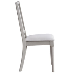 Marta Beige Linen & Natural Side Chair (Set of 2) - Ornate Home