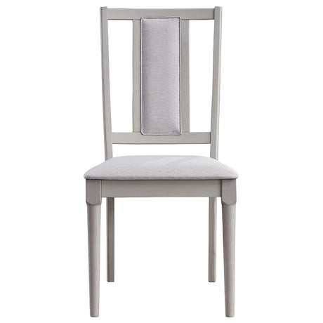 Marta Beige Linen & Natural Side Chair (Set of 2) - Ornate Home