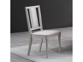 Marta Beige Linen & Natural Side Chair (Set of 2) - Ornate Home