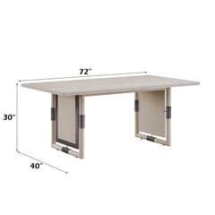 Marta Natural Dining Table - Ornate Home