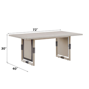 Marta Natural Dining Table - Ornate Home