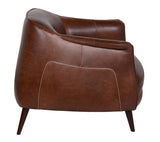 Martel Brown Club Chair - Ornate Home