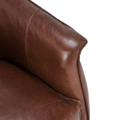 Martel Brown Club Chair - Ornate Home