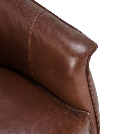 Martel Brown Club Chair - Ornate Home