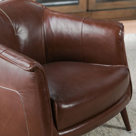 Martel Brown Club Chair - Ornate Home