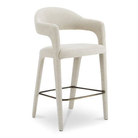 Martens Beige Bar Stool - Ornate Home