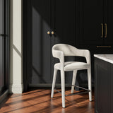 Martens Beige Counter Stool - Ornate Home