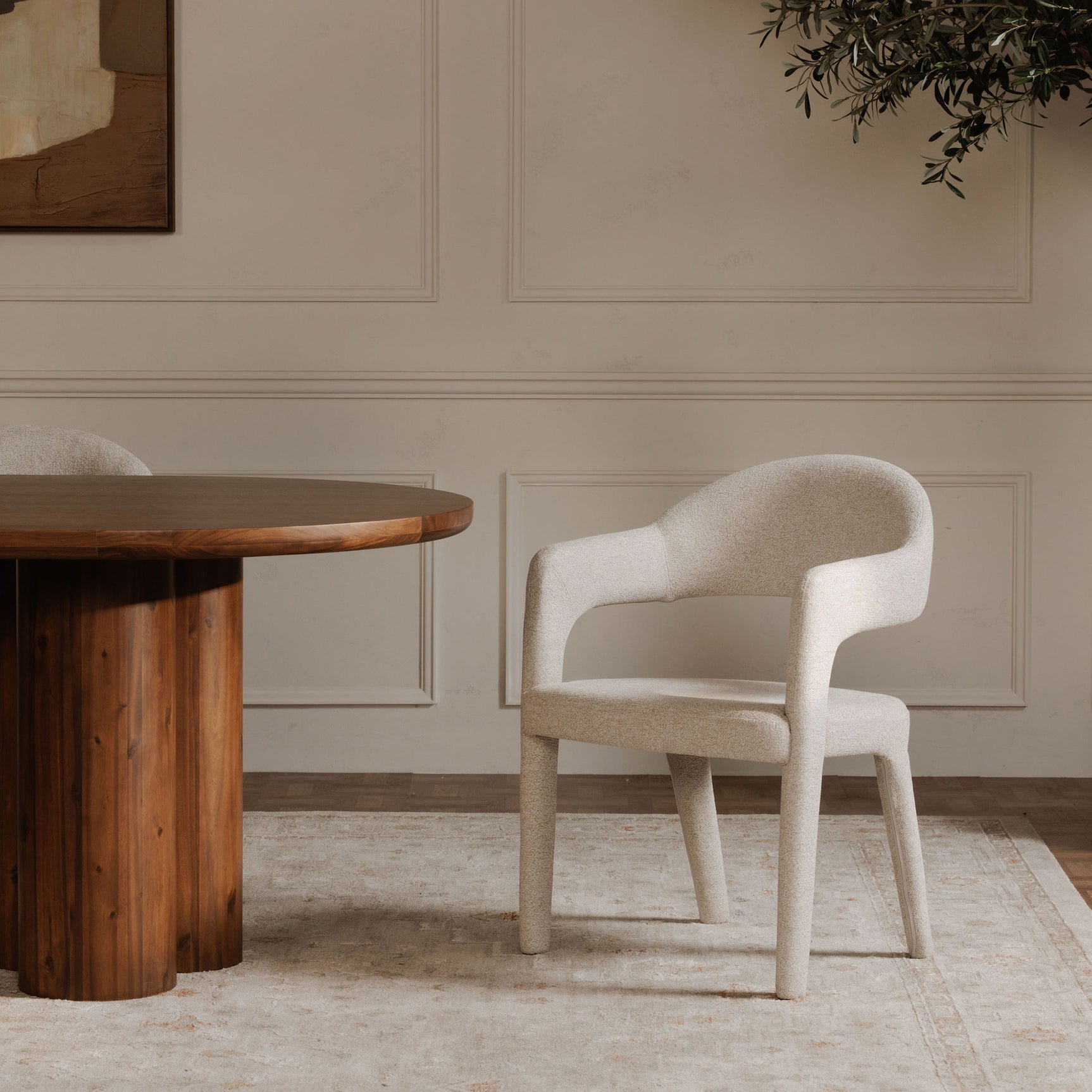 Martens Beige Dining Chair - Ornate Home