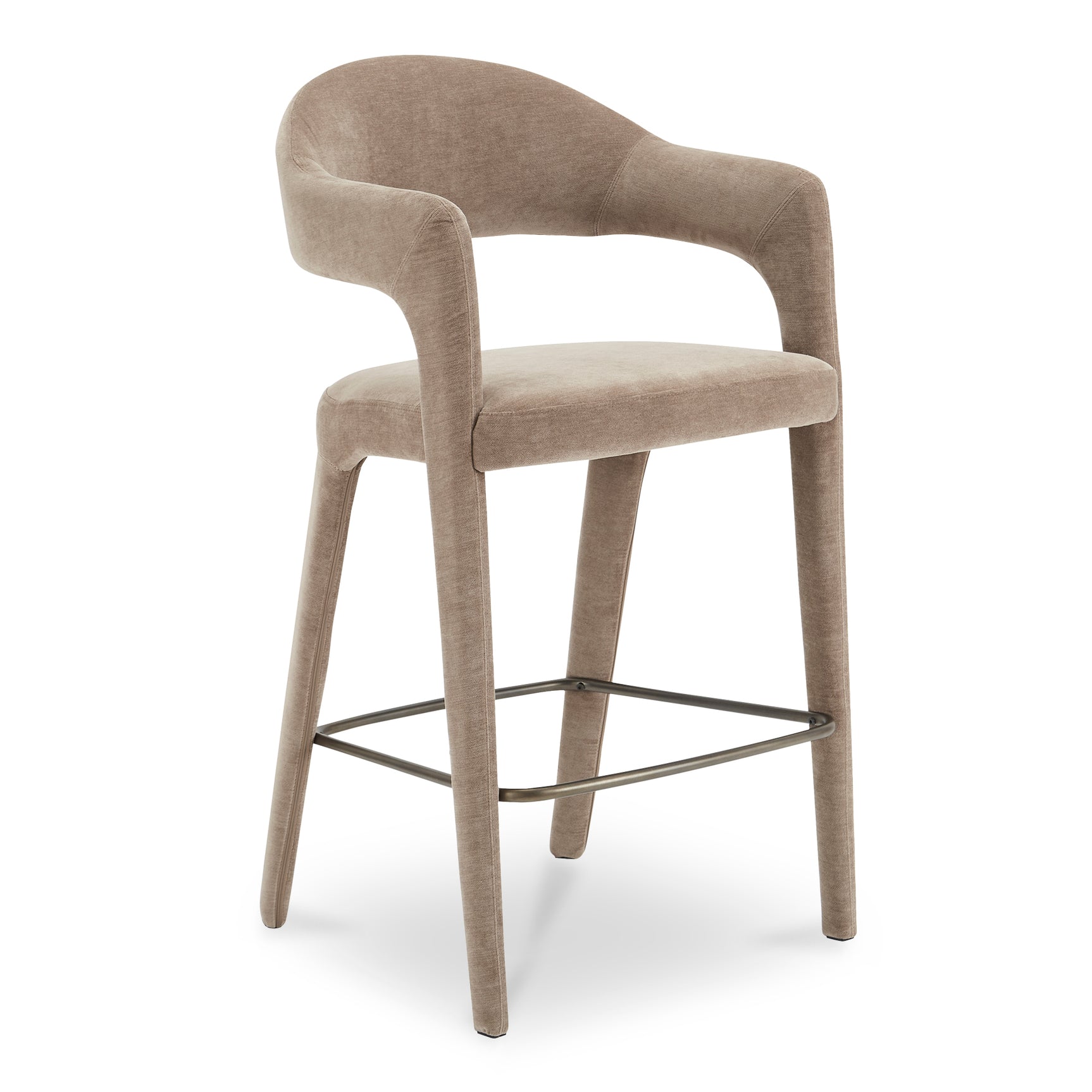 Martens Camel Bar Stool - Ornate Home