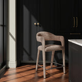 Martens Camel Counter Stool - Ornate Home