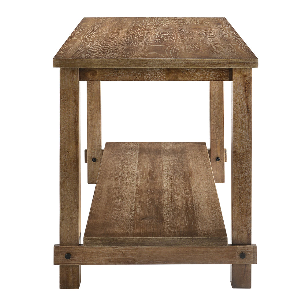 Martha II Weathered Oak Counter Height Table - Ornate Home