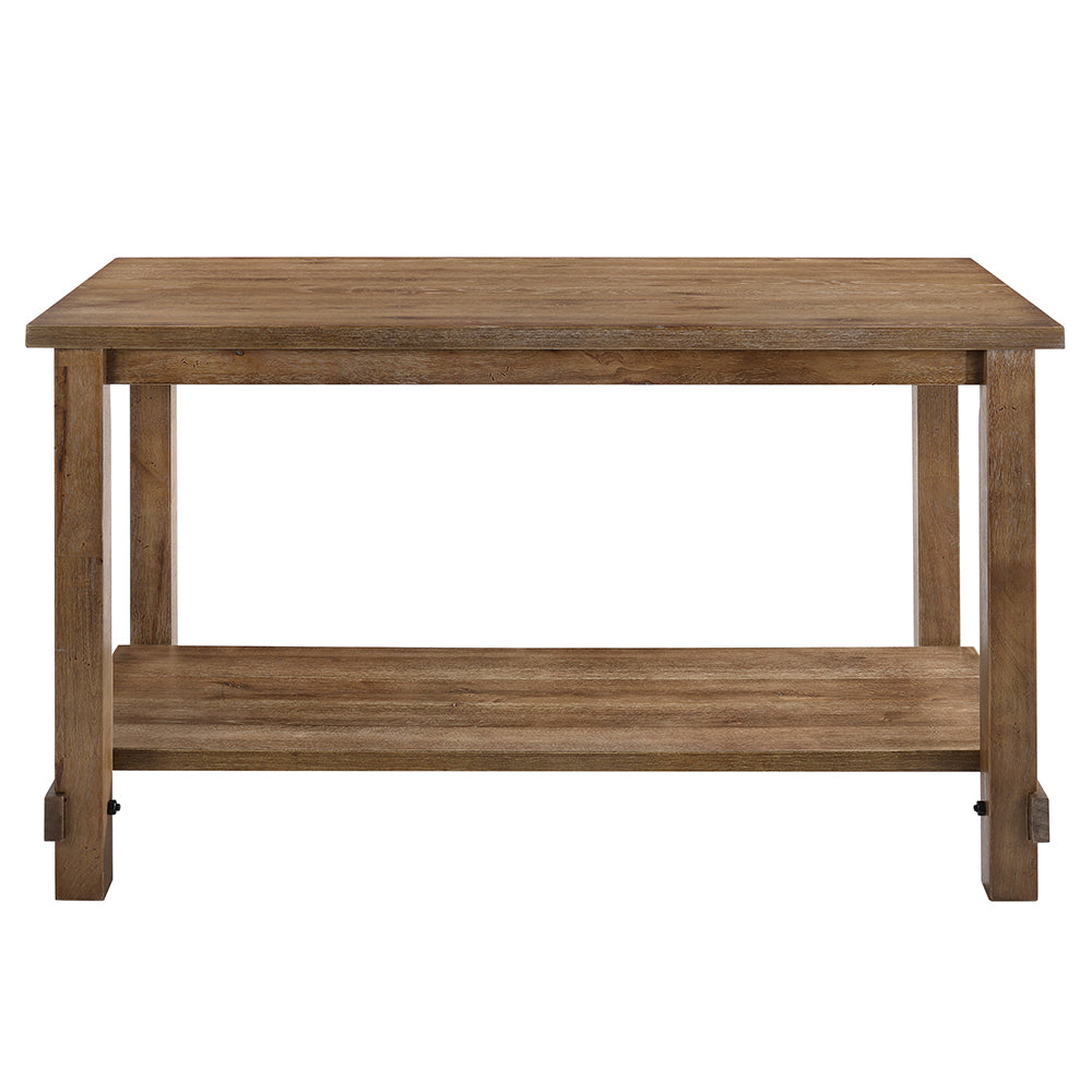 Martha II Weathered Oak Counter Height Table - Ornate Home