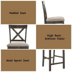 Martha Ii Counter Height Chair (Set-2) - Ornate Home