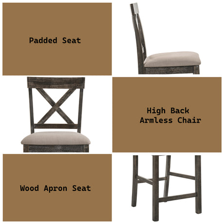 Martha Ii Counter Height Chair (Set-2) - Ornate Home