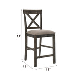 Martha Ii Counter Height Chair (Set-2) - Ornate Home