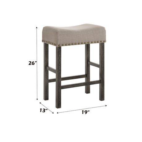 Martha Ii Counter Height Stool (Set-2) - Ornate Home