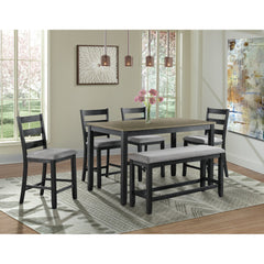 Martin 6PC Counter Set (Black Base) - Ornate Home