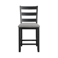 Martin Black/Grey Counter Side Chair (Set of 2) - Ornate Home