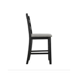 Martin Black/Grey Counter Side Chair (Set of 2) - Ornate Home