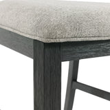 Martin Black/Grey Counter Side Chair (Set of 2) - Ornate Home