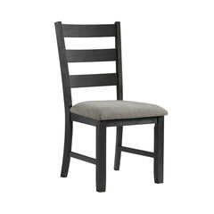 Martin Black/Grey Dining Side Chair (Set of 2) - Ornate Home