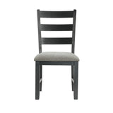 Martin Black/Grey Dining Side Chair (Set of 2) - Ornate Home