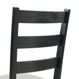 Martin Black/Grey Dining Side Chair (Set of 2) - Ornate Home