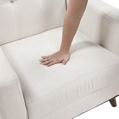 Martina Beige Loveseat - Ornate Home