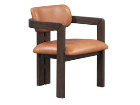 Martina Tan Dining Arm Chair - Ornate Home