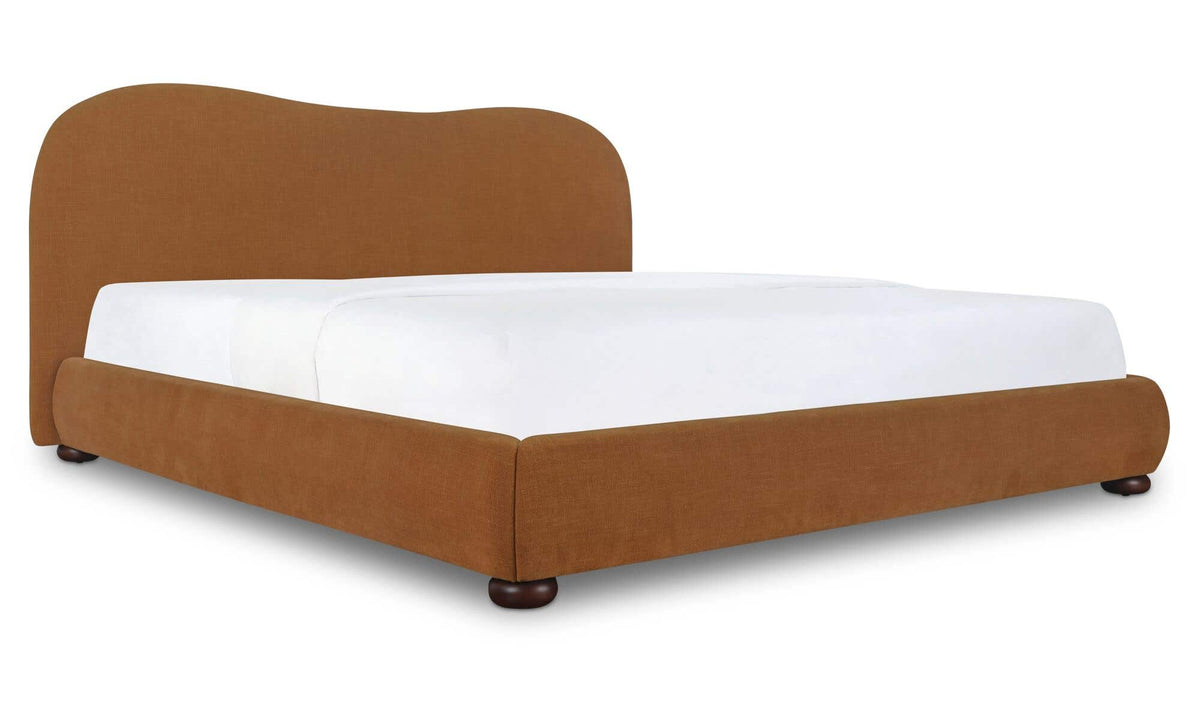 Martine Ginger King Storage Bed - Ornate Home