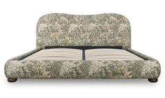 Martine Heritage Green Queen Storage Bed - Ornate Home