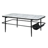 Martine White/Black 3-Piece Pack Occasional Set - Ornate Home