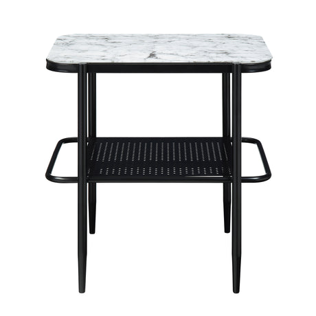 Martine White/Black 3-Piece Pack Occasional Set - Ornate Home