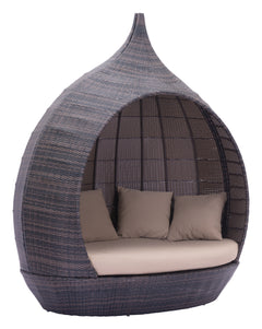 Martinique Brown & Beige Beach Daybed - Ornate Home