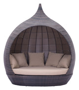 Martinique Brown & Beige Beach Daybed - Ornate Home