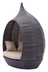 Martinique Brown & Beige Beach Daybed - Ornate Home