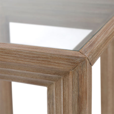 Marva Light Warm Wash Side Table - Ornate Home