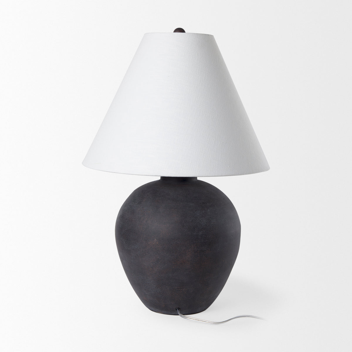Marvin Black Ceramic Table Lamp - Ornate Home