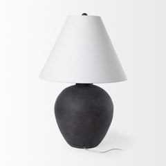 Marvin Black Ceramic Table Lamp