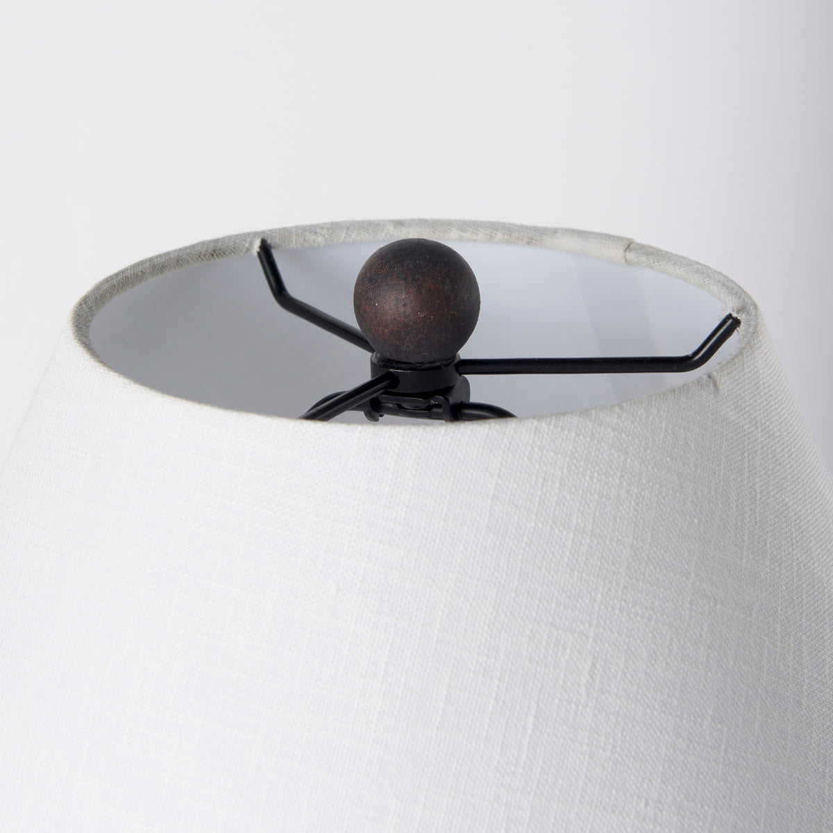 Marvin Black Ceramic Table Lamp - Ornate Home