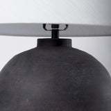 Marvin Black Ceramic Table Lamp - Ornate Home