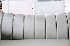 Marvin Pewter Sofa & Loveseat - Ornate Home