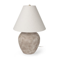 Marvin Taupe Ceramic Table Lamp - Ornate Home