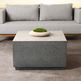 Marwin Dark Gray Outdoor Coffee Table - Ornate Home